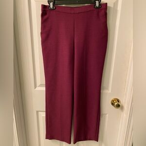 Alfred Dunner burgundy size 8 pants